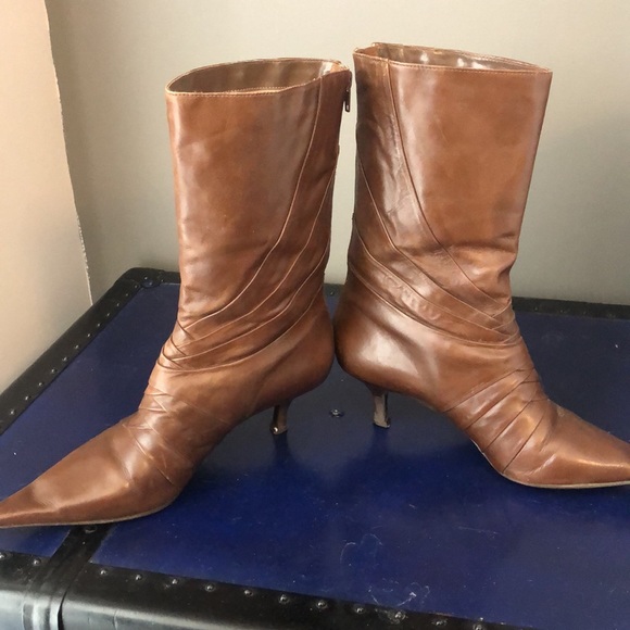 Brown Lui Chiny Ankle Boots - Picture 3 of 4